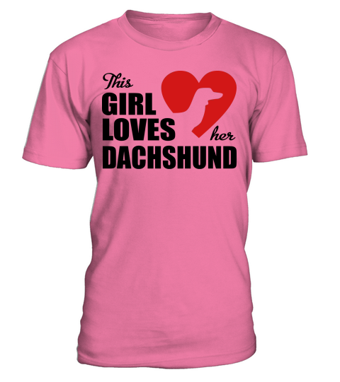 Dachshund T-Shirt Unisex - Pink Azalea