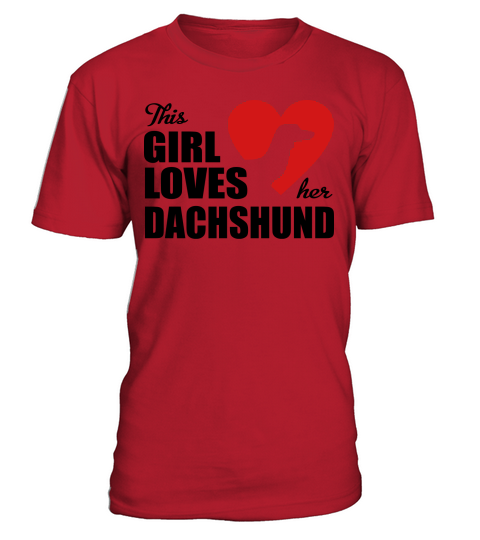 Dachshund T-Shirt Unisex - Red