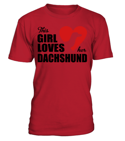 Dachshund T-Shirt Unisex - Red