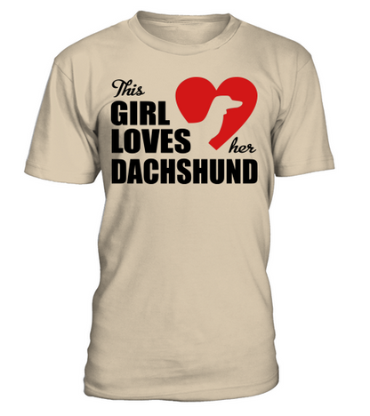 Dachshund T-Shirt Unisex - Sand