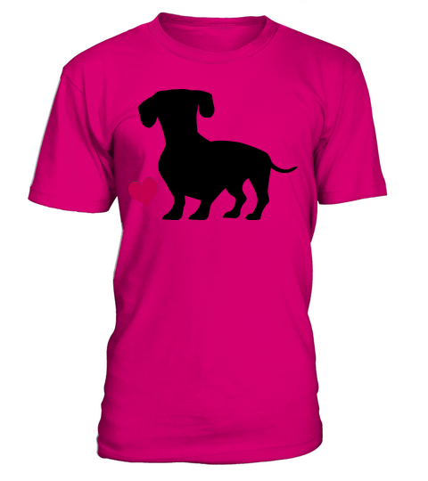 Dachshund T-Shirt Unisex - Dark Pink