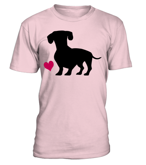 Dachshund T-Shirt Unisex - Pale Pink