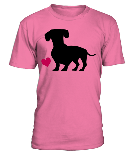Dachshund T-Shirt Unisex - Pink Azalea