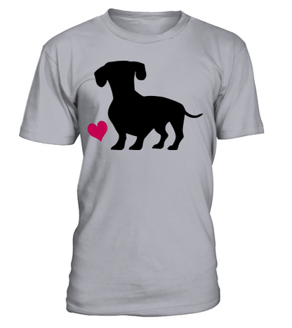 Dachshund T-Shirt Unisex - Sport Grey