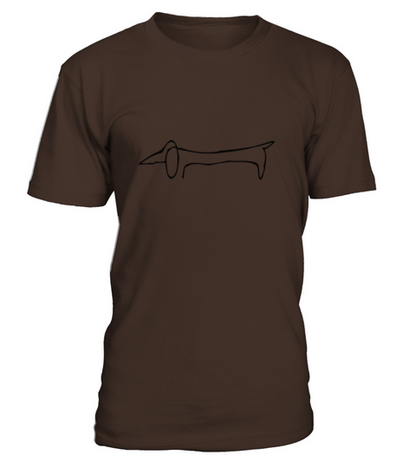 Dachshund T-Shirt - Dark Chocolate