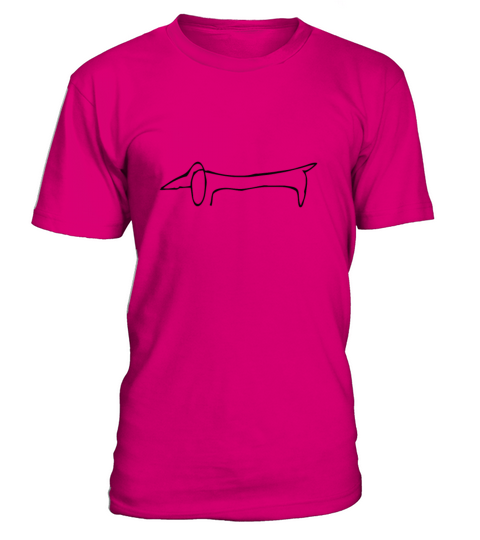 Dachshund T-Shirt - Dark Pink
