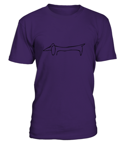 Dachshund T-Shirt - Purple