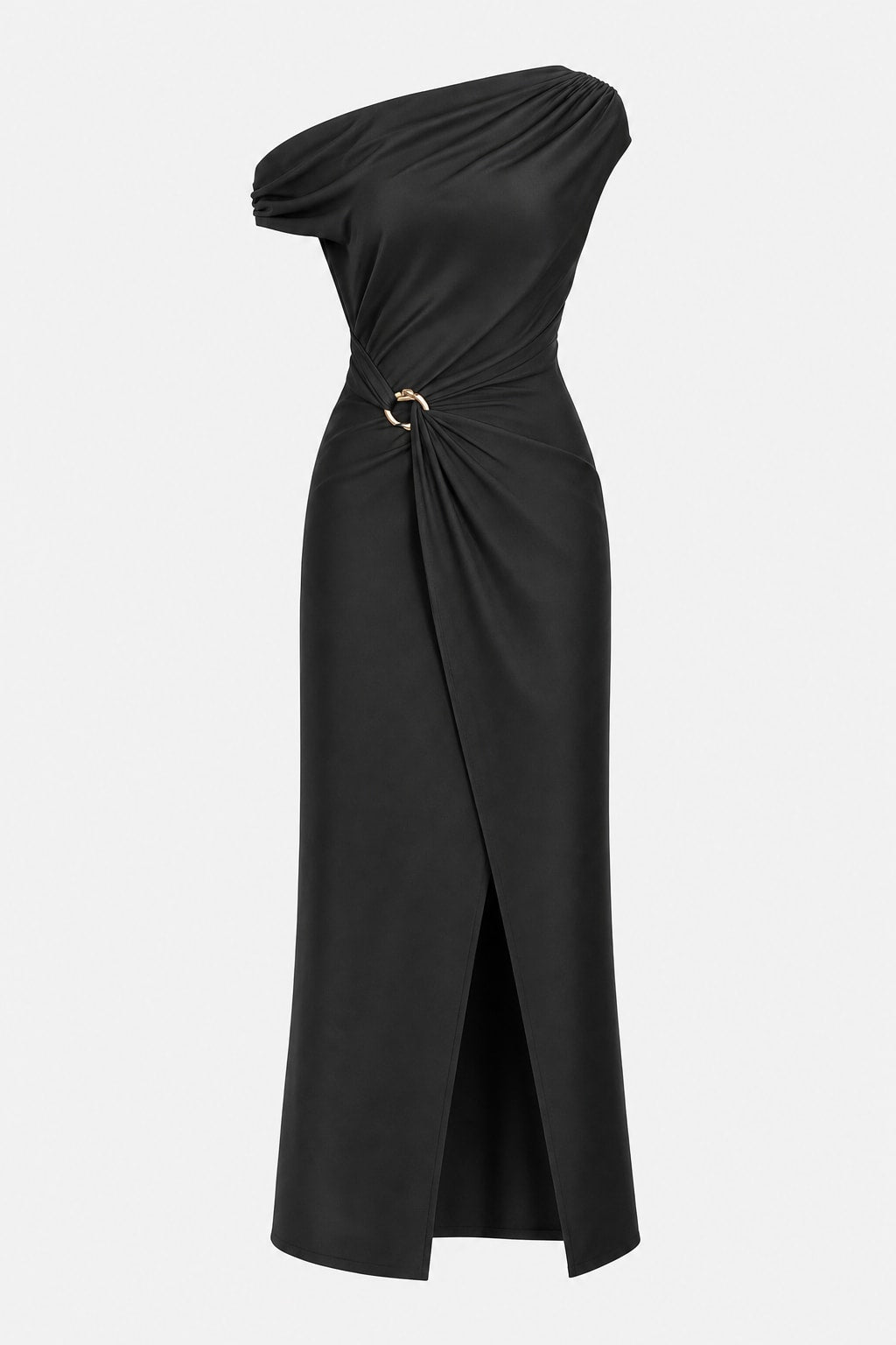 Knit Off-The-Shoulder Bodycon Wedding Guest Dress - 1