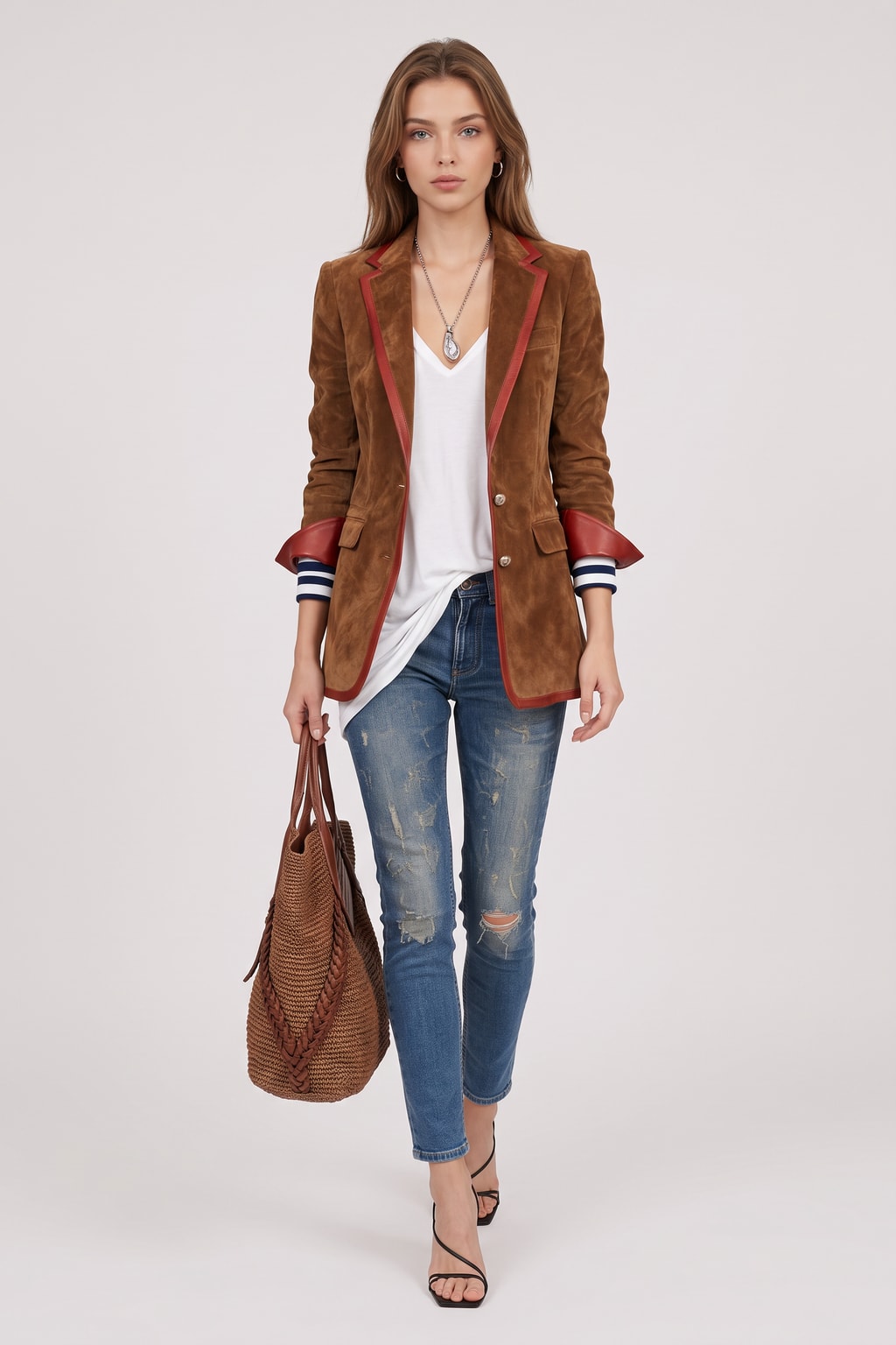 Retro Casual Blazer with Retro Fit - 5