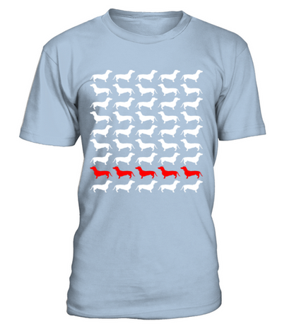 Dog Dachshund T-Shirt - Blue Sky
