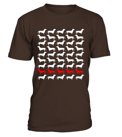 Dog Dachshund T-Shirt - Dark Chocolate