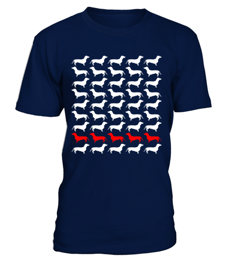 Dog Dachshund T-Shirt - Navy