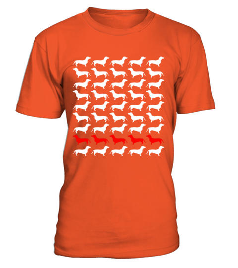 Dog Dachshund T-Shirt - Orange