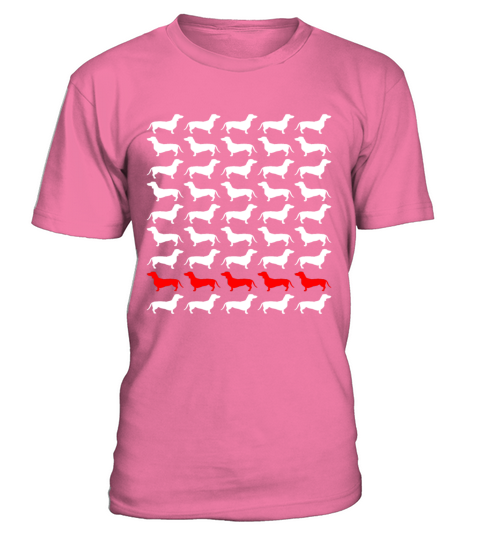 Dog Dachshund T-Shirt - Pink Azalea