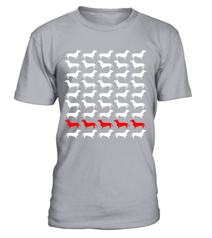 Dog Dachshund T-Shirt - Sport Grey