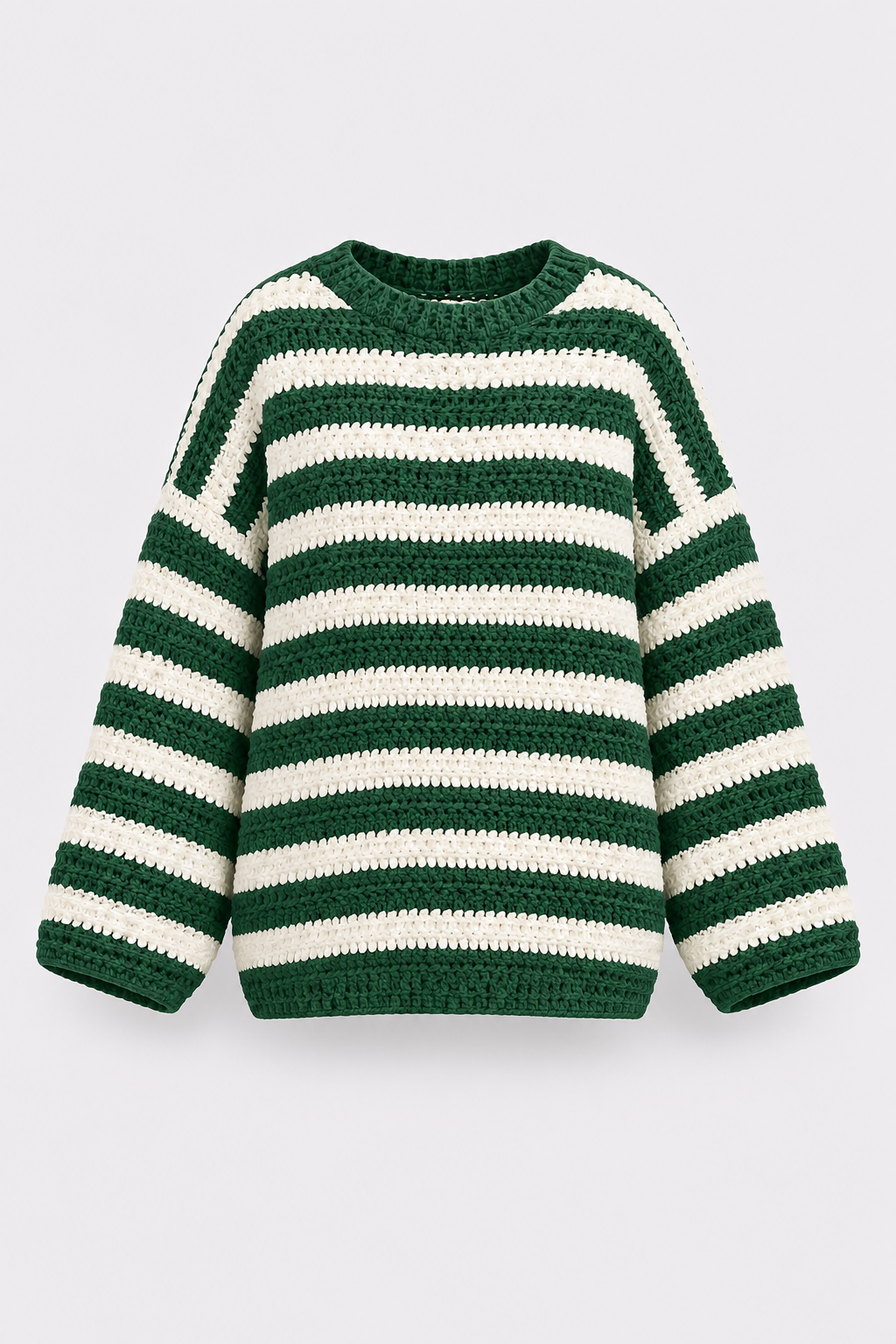 Soft Knit Sweater Chunky Striped - 6