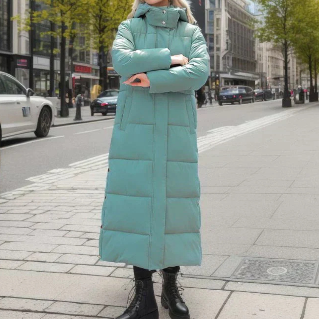 Wool blend winter coat with tailored fit - view 5