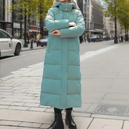 Wool blend winter coat with tailored fit - view 5