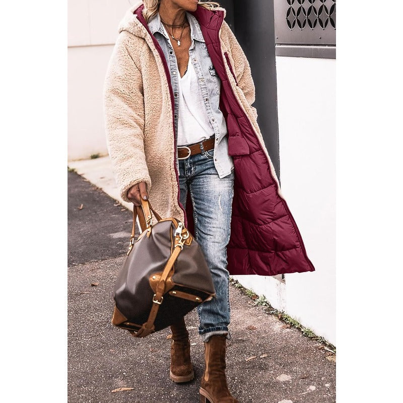 Down-Filled Long Hooded Winter Coat - view 15