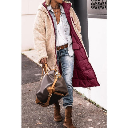 Down-Filled Long Hooded Winter Coat - view 15