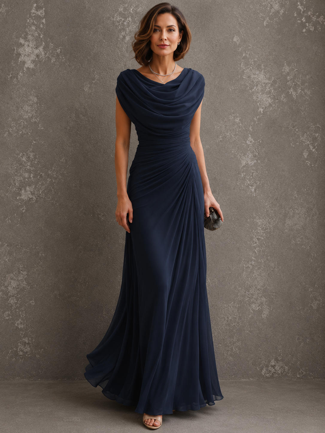 Ruched sleeveless maxi dress - view 5