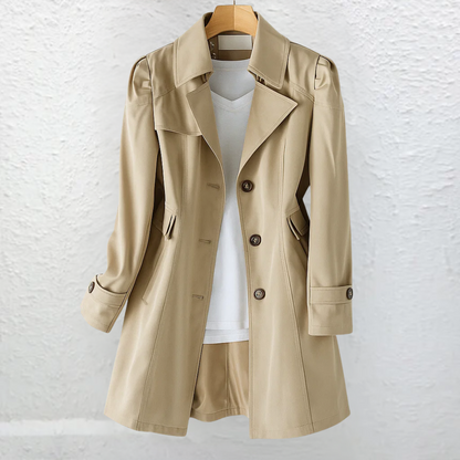 Lightweight trench collar coat - view 2