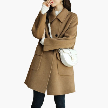 Double-Breasted Formal Coat, Tailored Fit - view 6