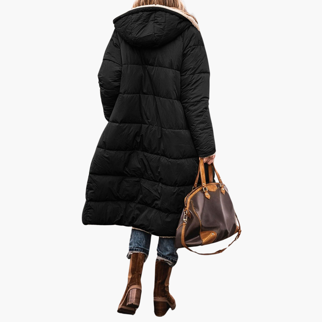 Long reversible tailored coat - view 9