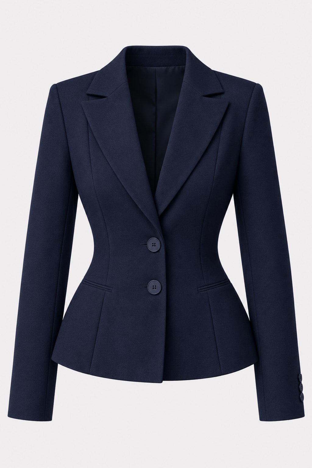 Tailored Jacket Elegant Fitted Blazer - 1