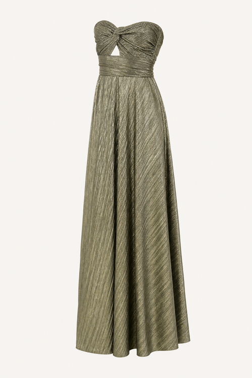 Sequin off-shoulder maxi dress