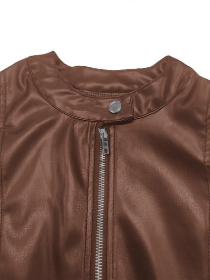 Cropped Full-Zip Jacket in Loess Ochre - view 8