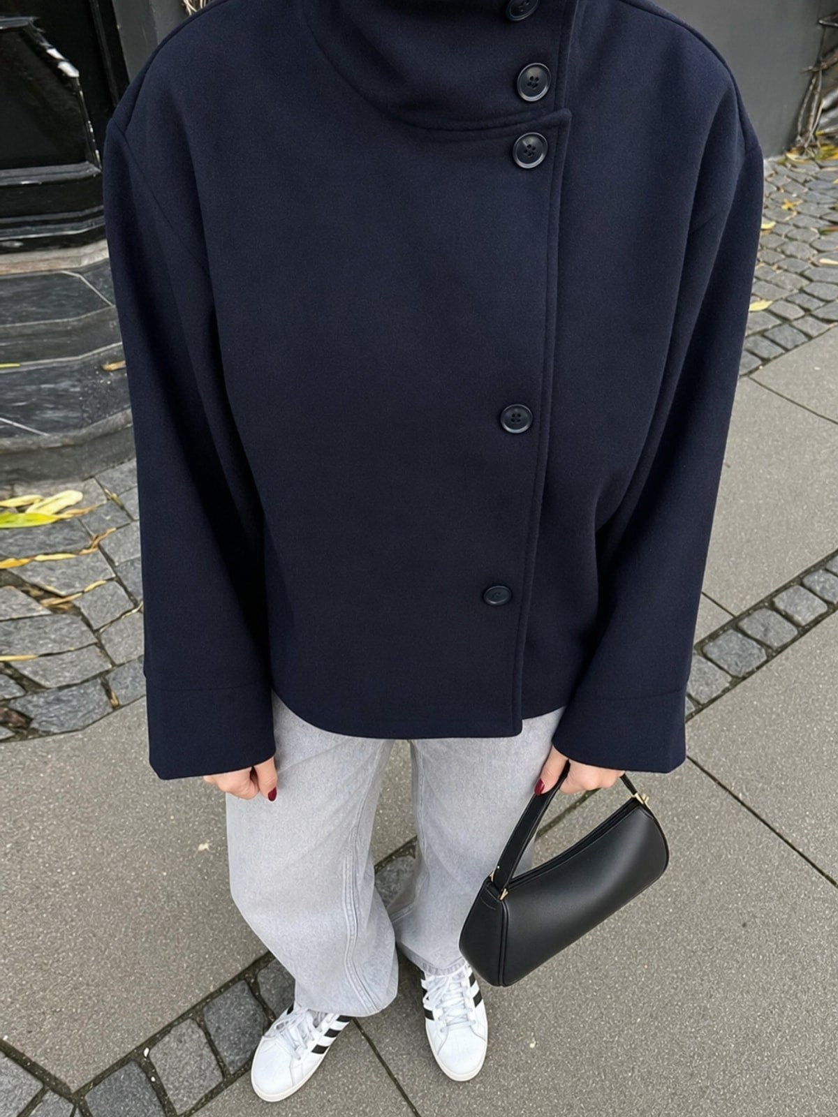 Cozy High Neck Tailored Blazer Structured Fit for Work & Weekend - 7