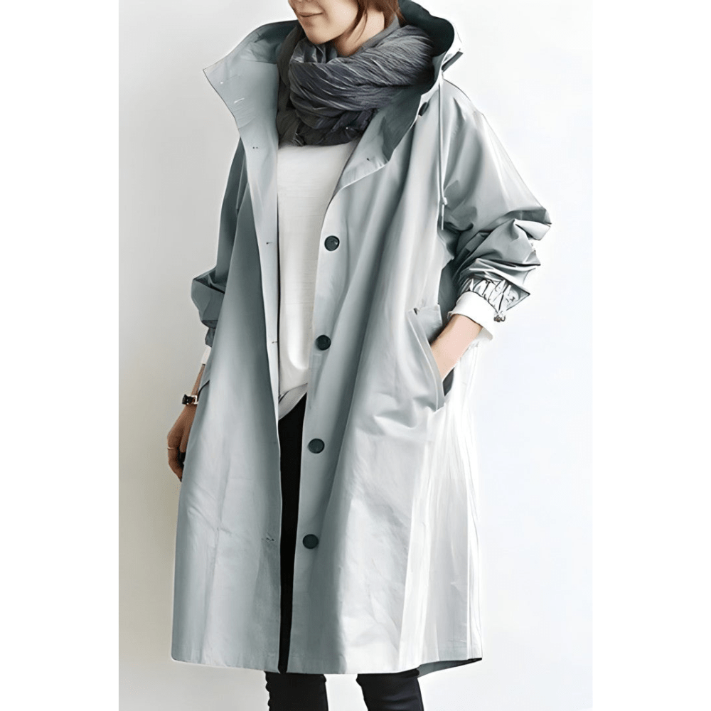 Lightweight hooded jacket with relaxed fit - view 8