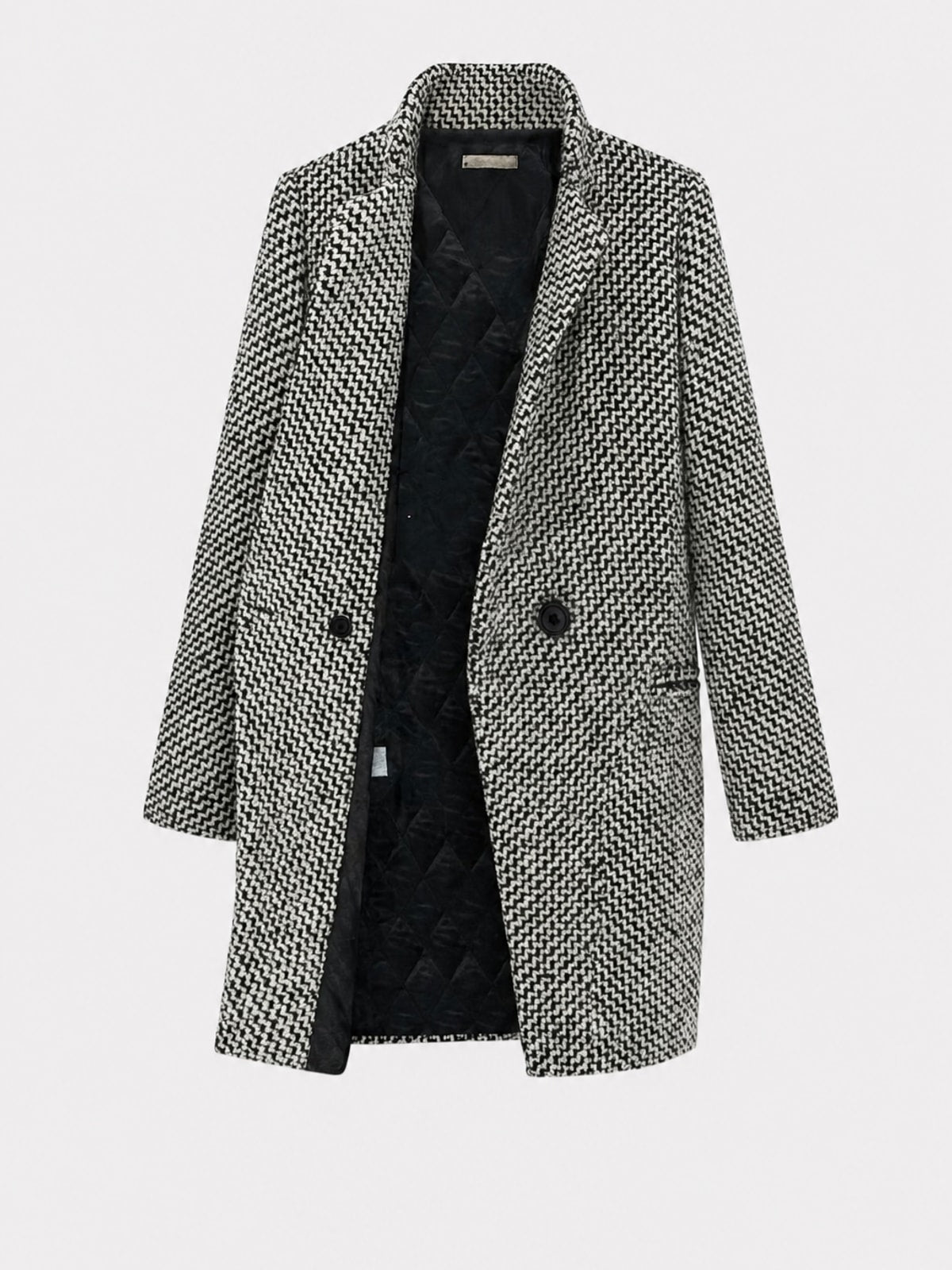 Long Wool Coat for Women Classic Tailored Winter Outerwear - 1