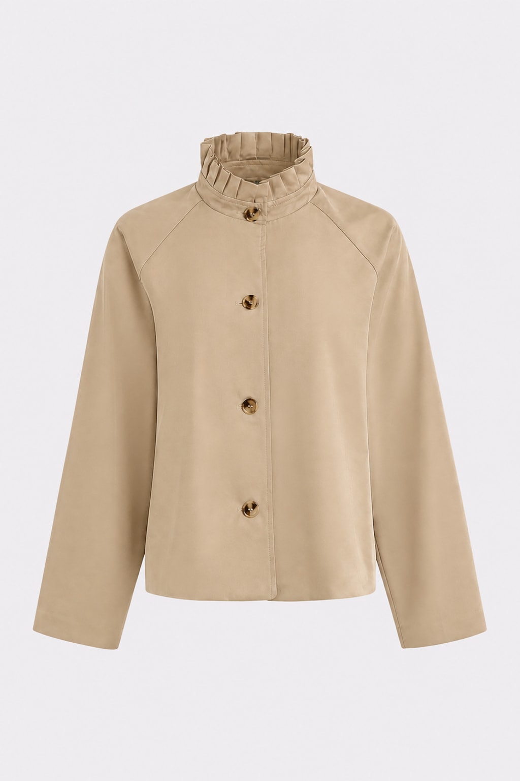 Polyester Jacket Casual Button - 1