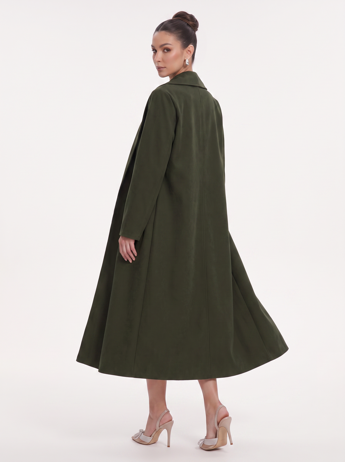 Longline Open-Front Coat in Extended Sizes - view 2