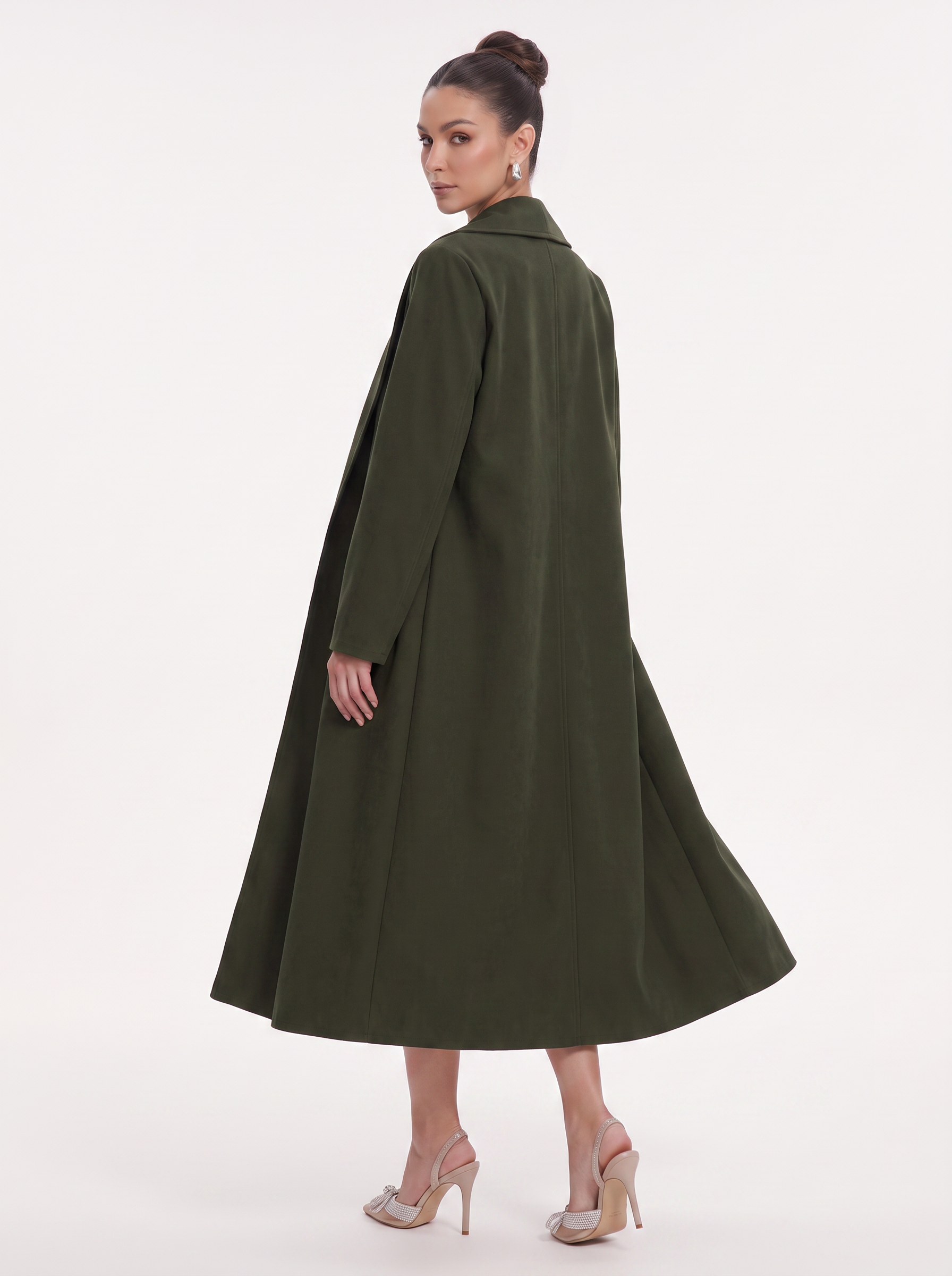 Longline Open-Front Coat in Extended Sizes - view 2