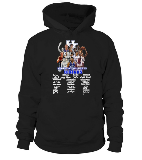 Kentucky wildcats legends basketball players signatures Hoodie Unisex