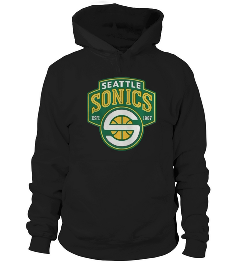 Seattle Supersonics Men Hoodie Unisex