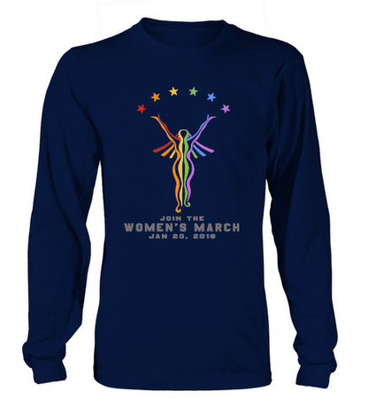 Womens march 2018 Long sleeved Unisex