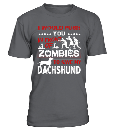 Save My Dachshund Shirt T-Shirt - Charcoal