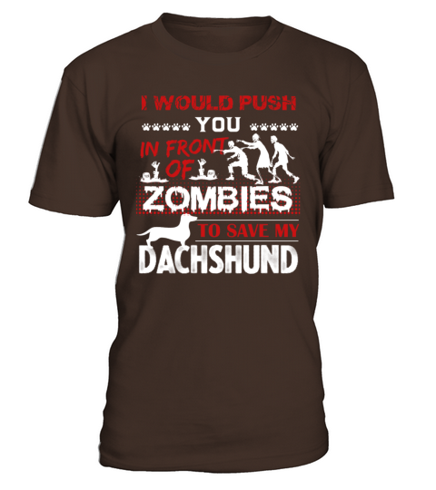 Save My Dachshund Shirt T-Shirt - Dark Chocolate