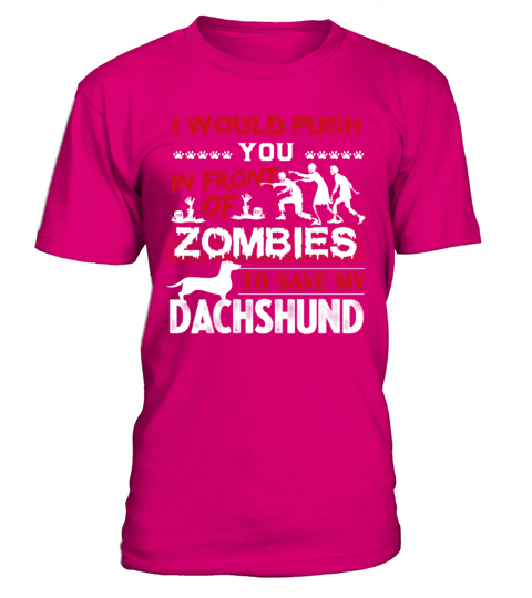 Save My Dachshund Shirt T-Shirt - Dark Pink