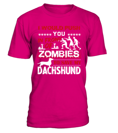 Save My Dachshund Shirt T-Shirt - Dark Pink