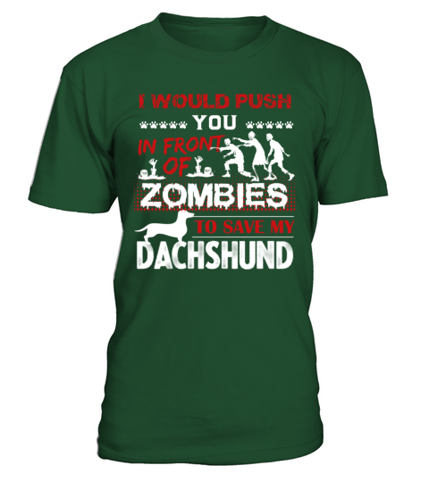 Save My Dachshund Shirt T-Shirt - Green Bottle