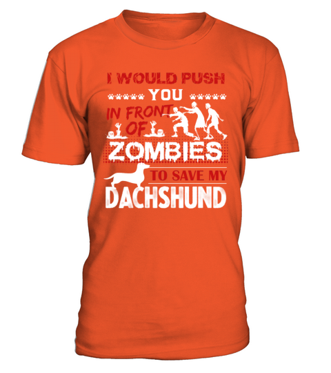 Save My Dachshund Shirt T-Shirt - Orange