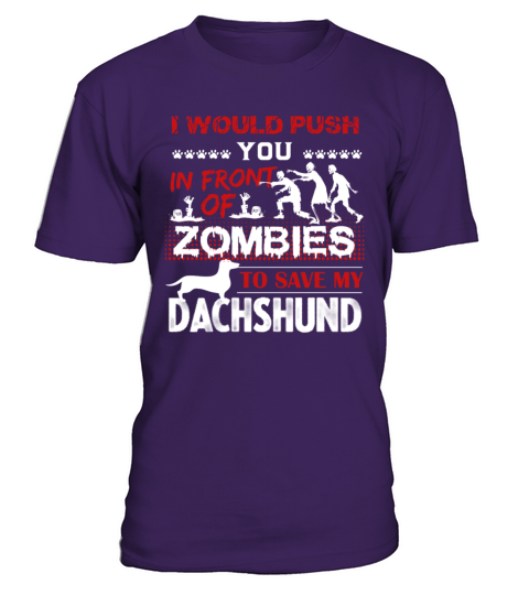 Save My Dachshund Shirt T-Shirt - Purple