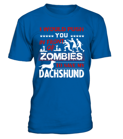 Save My Dachshund Shirt T-Shirt - Royal Blue