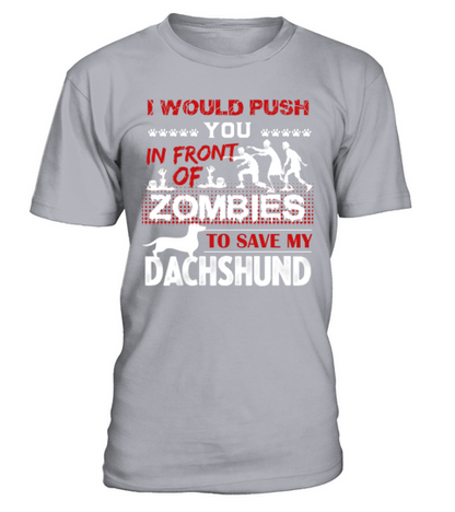 Save My Dachshund Shirt T-Shirt - Sport Grey