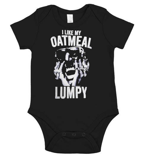 Lumpy Oatmeal Digital Underground Short Sleeve Baby One-Piece